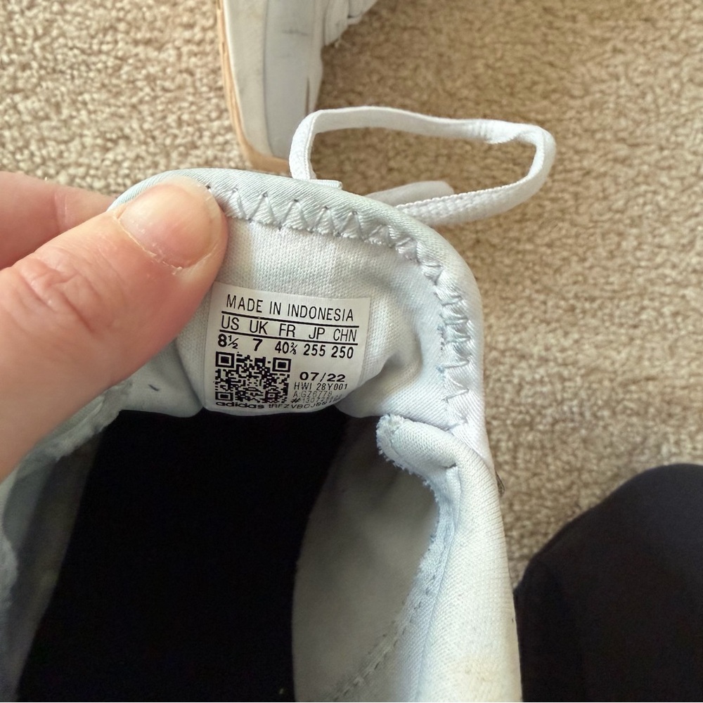 Women’s Adidas White Athletic Sneakers - Picture 7 of 7